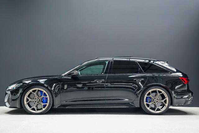 Audi RS6 Avant 600pk TFSI quattro |B&O Advanced|dynamic plus pakket|carbon pakket|luchtvering|keramisch|panoramadak|dynamic steering|HUD|BLIS|stoelventilatie|matrix LED|