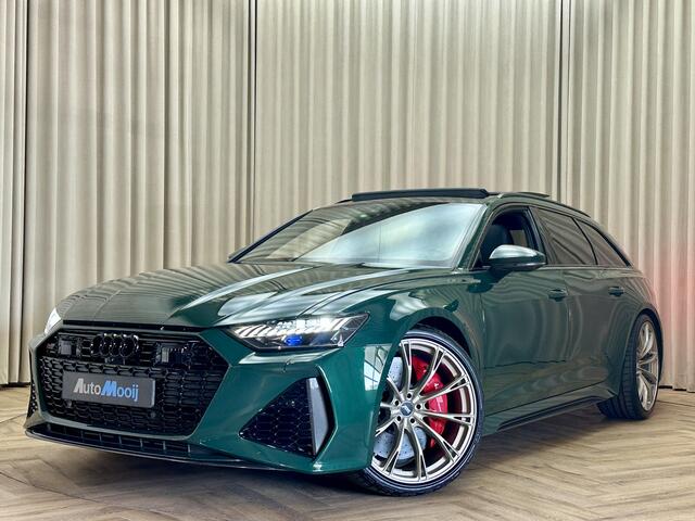 Audi RS6 C8 *ABT 700PK* Goodwood Green / Keramisch / Carbon Pakket / B&O / 22" ABT / HUD / Pano / Stoelventilatie / Soft Close / MATRIX