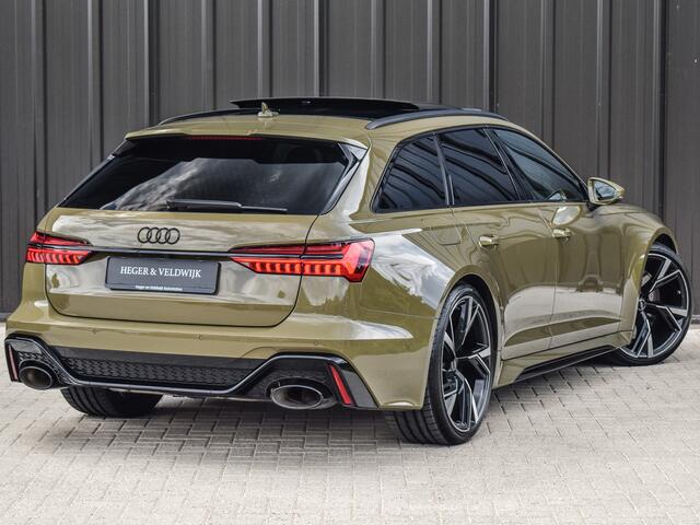 Audi RS6 A6 Avant TFSI QUATTRO | DYNAMIC PACK | B&O SOUND | RS-SPORTUITLAAT | DESIGN PACK | PANORAMADAK | HEAD-UP | SPORT-DIFFERENTIEEL | MATRIX-LED + LASER | AUDI EXCLUSIVE LAK | RS-SPORTSTOELEN + VENTILATIE | COMFORT AIRCO 4 ZONE | 4-WHEEL STEERING | ASSISTENT T
