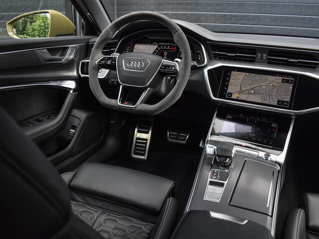 Audi RS6 A6 Avant TFSI QUATTRO | DYNAMIC PACK | B&O SOUND | RS-SPORTUITLAAT | DESIGN PACK | PANORAMADAK | HEAD-UP | SPORT-DIFFERENTIEEL | MATRIX-LED + LASER | AUDI EXCLUSIVE LAK | RS-SPORTSTOELEN + VENTILATIE | COMFORT AIRCO 4 ZONE | 4-WHEEL STEERING | ASSISTENT T