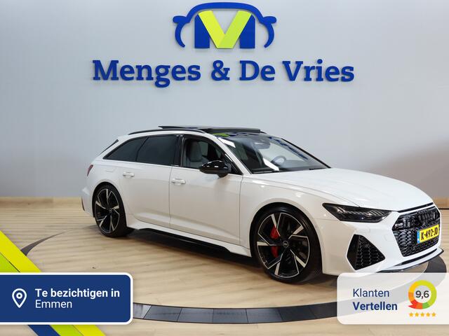 Audi RS6 Avant TFSI quattro Dynamic Plus Keramisch | 4WS | Softclose | Panorama | Laser | B&O | Stoel Ventilatie | Memory | Head UP | Design Pakket Rood