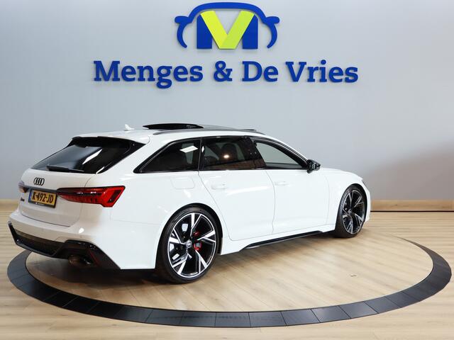 Audi RS6 Avant TFSI quattro Dynamic Plus Keramisch | 4WS | Softclose | Panorama | Laser | B&O | Stoel Ventilatie | Memory | Head UP | Design Pakket Rood