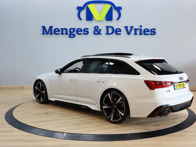 Audi RS6 Avant TFSI quattro Dynamic Plus Keramisch | 4WS | Softclose | Panorama | Laser | B&O | Stoel Ventilatie | Memory | Head UP | Design Pakket Rood