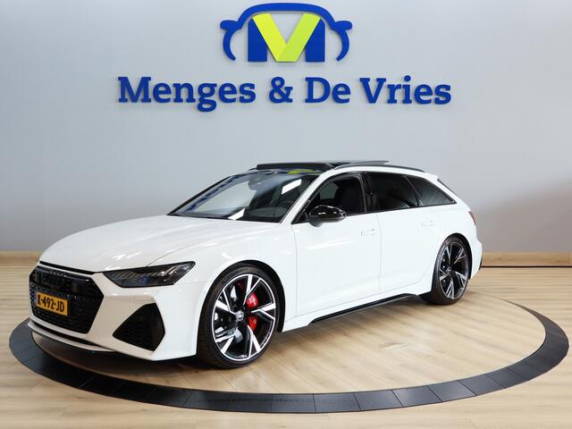 Audi RS6 Avant TFSI quattro Dynamic Plus Keramisch | 4WS | Softclose | Panorama | Laser | B&O | Stoel Ventilatie | Memory | Head UP | Design Pakket Rood