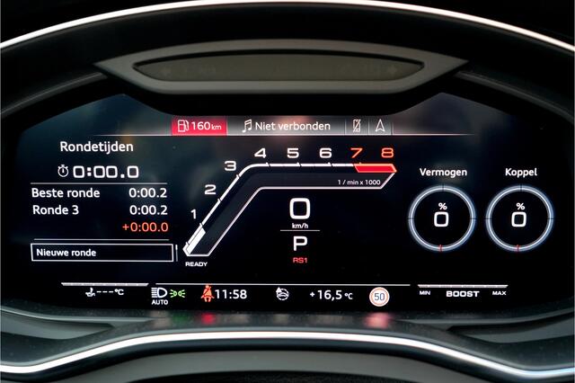 Audi RS6 Avant 4.0 TFSI 441kW/600pk Aut8 Quattro Performance LUCHTVERING + SOFTCLOSE + BANG&OLUFSEN + STANDKACHEL + 360 CAMERA + HEAD-UP DISPLAY + DUBBEL GLAS + ADAPT.CRUISE + LANE ASSIST + MATRIX LED + STOELVERWARMING&-VENTILATIE + HEAD-UP + EL.TREKHAAK + 22" LM-