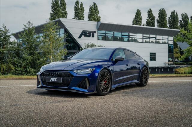 Audi RS7 Sportback ABT RS7-S ABT HR22 matt racing gold | Akrapovic | Audi Exclusive | Carbon optiek | B&O Advanced | Dynamic plus | design pakket rood | alcantara hemel | Carbon interieur | akoestische voorruit