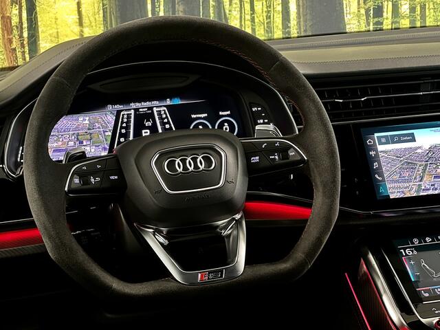 Audi RSQ8 4.0 TFSI RS Q8 quattro | Carbon Optiek Pakket | Dynamic Plus | Keramisch | 23'' lichtmetaal | Panoramadak | Massage | 600 Pk! | Head-up display | Trekhaak | Bang & Olufson |