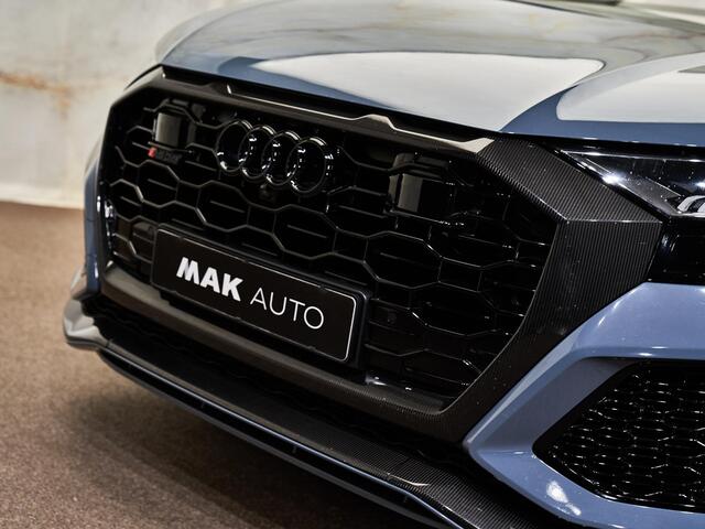 Audi RSQ8 4.0 TFSI Quattro, Dynamic+, pano, ceramic, carbon extr., B&O adv., tr. haak, nachtzicht, standkachel, ACC, softclose, HUD, NP286k