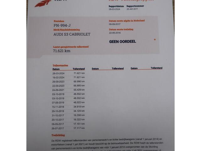 Audi S3 Cabriolet 2.0 TFSI S3 quattro Zwart Leer Navigatie 19 inch Boekjes/facturen aanwezig Camera Adaptieve Cruisecontrol B&O DriveSelect Magnetic Ride Sportstoelen Nette auto! cabrio