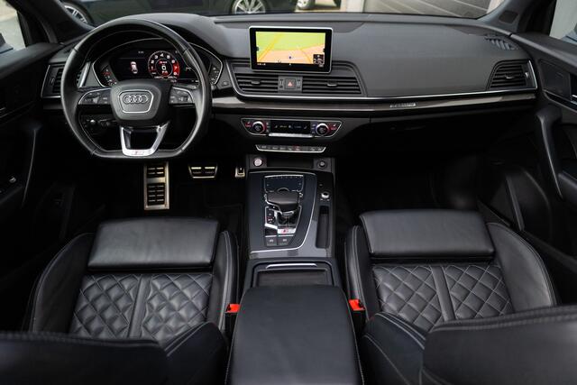 Audi SQ5 3.0 TFSI 354 pk SQ5 Quattro Pro Line Plus S-Line / Lucht-Vering/ Pano-Dak/ Matrix-Led/ Keyless/ Head-Up/ RS-Stoelen/ Stoel.Verw/ B&O-Sound/ 360-Camera/ 21'' LMV