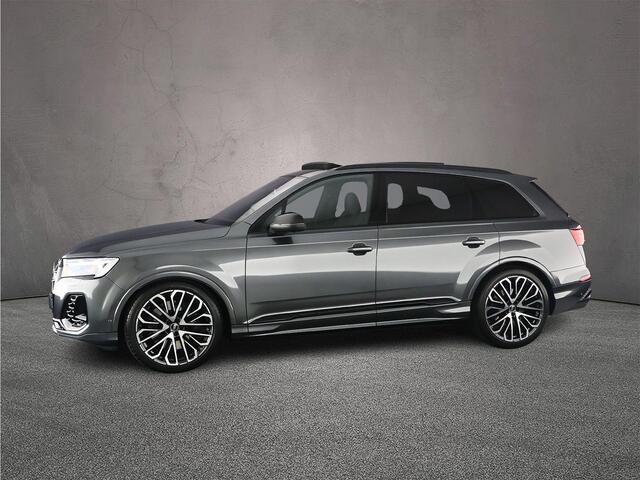 Audi SQ7 507pk 7p | Pano | B&O | Adv. Onderstel | Laser | 360Cam | Keyless | 22 inch | Leder | 4-wiel best. | 7 Persoons | Trekhaak |