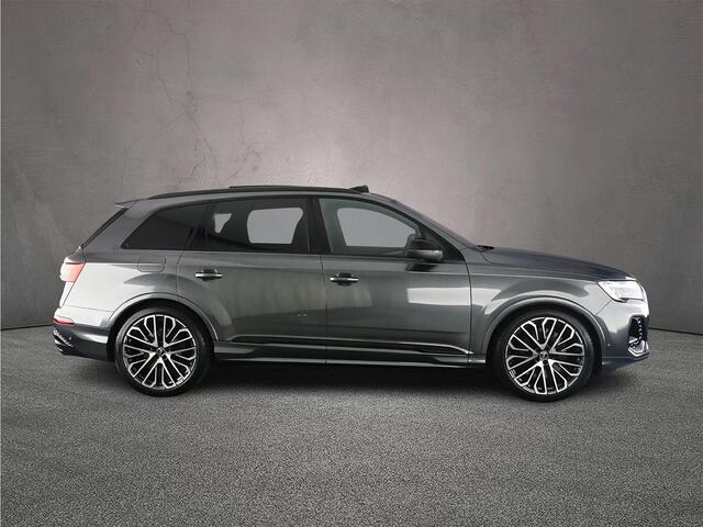 Audi SQ7 507pk 7p | Pano | B&O | Adv. Onderstel | Laser | 360Cam | Keyless | 22 inch | Leder | 4-wiel best. | 7 Persoons | Trekhaak |