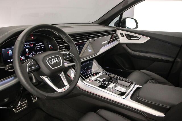 Audi SQ7 507pk 7p | Pano | B&O | Adv. Onderstel | Laser | 360Cam | Keyless | 22 inch | Leder | 4-wiel best. | 7 Persoons | Trekhaak |