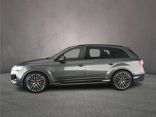 Audi SQ7 4.0 TFSI 507PK quattro 7p | Trekhaak | Pano | Derde zitrij | Headup | B&O | 4-Wiel | Rood-Stiksel | HD-Matrix | ACC | 360 Camera |