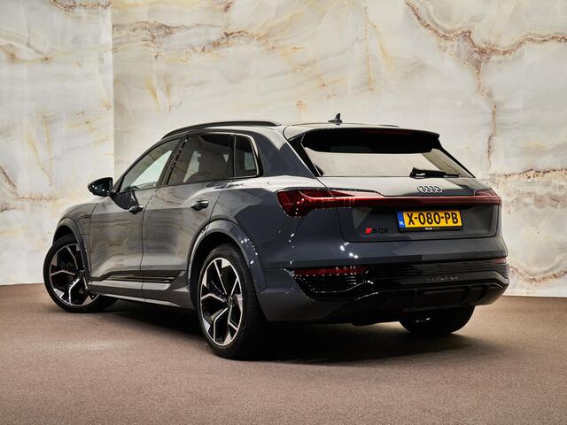 Audi SQ8 e-tron Quattro, NL-auto, 1e eig., pano, 21", luchtv., S Sportstoelen, B&O, matrix-LED, memory, 360 camera, leder, keyless, ACC, privacy