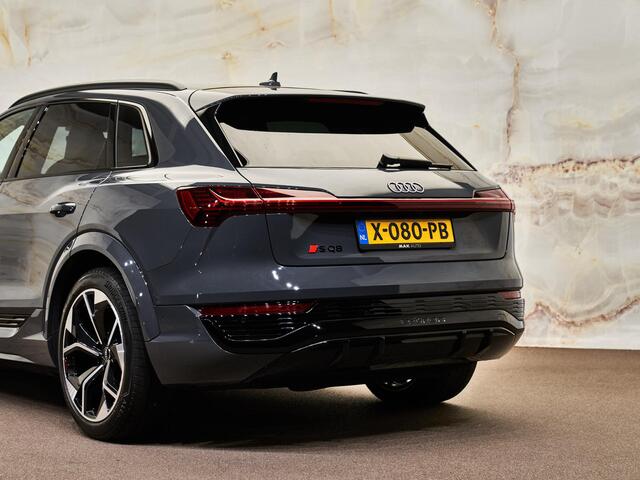 Audi SQ8 e-tron Quattro, NL-auto, 1e eig., pano, 21", luchtv., S Sportstoelen, B&O, matrix-LED, memory, 360 camera, leder, keyless, ACC, privacy