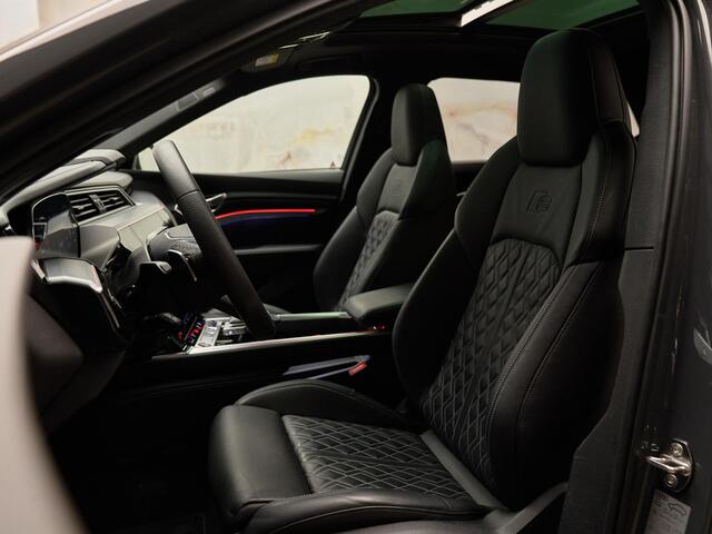 Audi SQ8 e-tron Quattro, NL-auto, 1e eig., pano, 21", luchtv., S Sportstoelen, B&O, matrix-LED, memory, 360 camera, leder, keyless, ACC, privacy