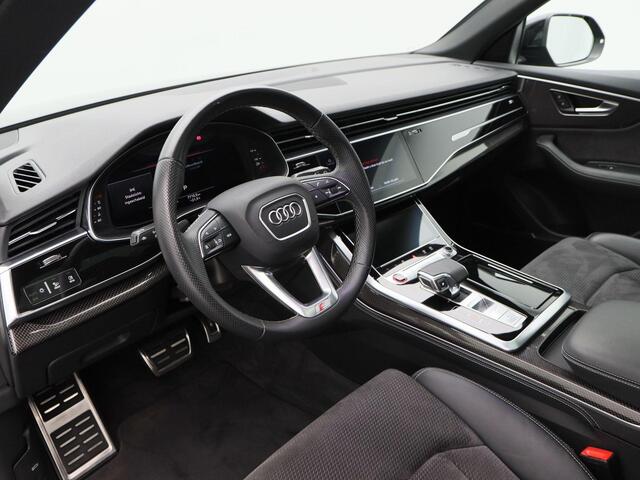 Audi SQ8 4.0 TFSi SQ8 507 Pk Automaat quattro | Matrix LED | B&O | Panorama Dak | Trekhaak | Stoel en Stuur Verwarming | Carbon Interieur | Camera | Elektrische Achterklep | 23 Inch | 79.797 Km