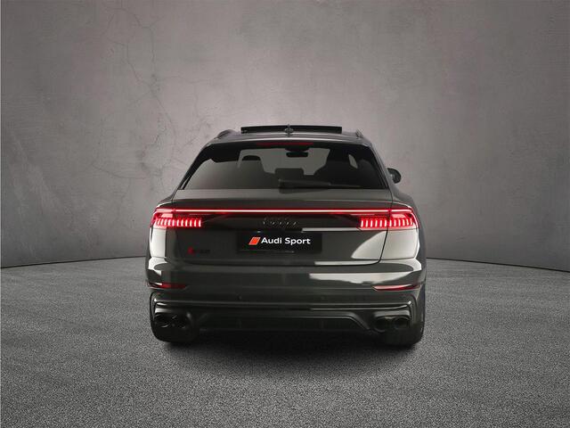Audi SQ8 quattro | Pano | B&O | Carbon | Audi Exclusive | Head Up | Massage\Ventilatie | 360Cam | 23 inch | Trekhaak | Alcantara dakhemel | HD-Martix | Keyless | Nimbusgrijs