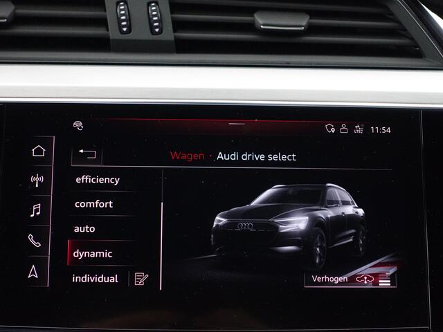 Audi e-tron e-tron 55 quattro S advanced 95 kWh Bang Olufsen, Camera Spiegels, 360 Camera, Sfeerverlichting, Luchtvering
