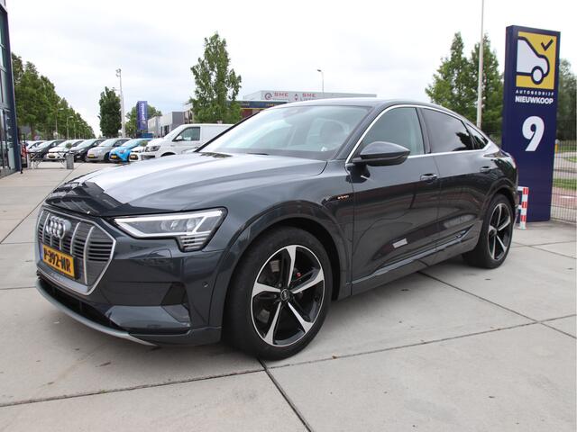 Audi e-tron Sportback 55 quattro Advanced ed. Plus 95 kWh Leder, 1e eig, NL auto, 23 inch RSQ8, NIEUW!! Zomer aanbieding!