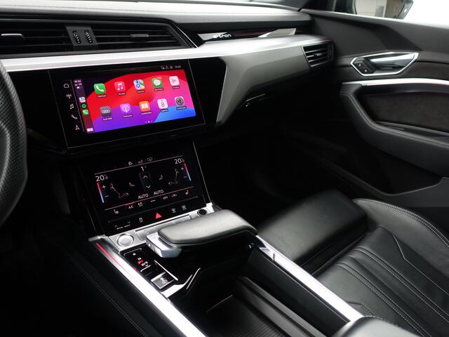 Audi e-tron e-tron 55 quattro advanced 95 kWh- Panoramadak, CarPlay, Ada Cruise, Sfeerverlichting, Camera, Memory, Design Leder Interieur