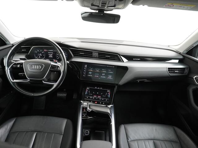 Audi e-tron 50 Quattro Launch Edition Plus 71kWh Leder Panoramadak Adap.Cruise Android Auto Wireless Apple Carplay Navi Ecc Luchtvering Memory Stoelverwarming Led Elek.Achterklep Keyless 1e Eigenaar Origineel Nederlandse Auto