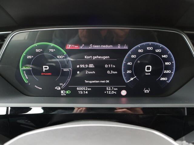 Audi e-tron S quattro 95 kWh | 503 PK | SoH 100% | Trekhaak | S Line | half lederen bekleding | Lichtmetalen velgen 20"|