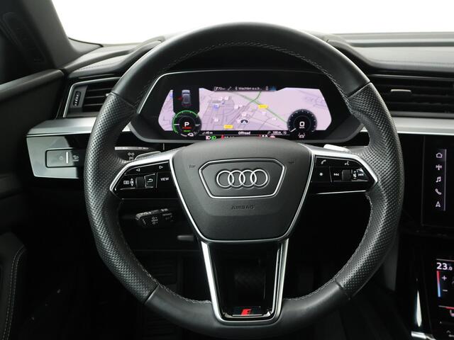 Audi e-tron S quattro 95 kWh | 503 PK | SoH 100% | Trekhaak | S Line | half lederen bekleding | Lichtmetalen velgen 20"|