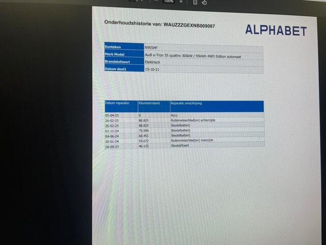 Audi e-tron 55 quattro edition 95 kWh - Carplay, Cruise, Navi, Afn. Trekhaak