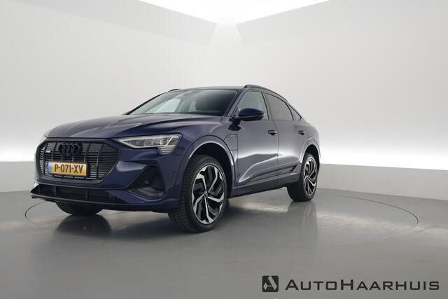 Audi e-tron Sportback 55 quattro S Line 95 kWh | HUD | 360cam | Adapt. Cruise | 21'' | Luchtvering | Stoelverw. |