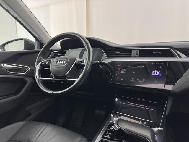 Audi e-tron E-tron 50 Quattro Launch edition plus 71 kWh [ 3-Fase ] {SOH-96%} (INCL-BTW) *PANO | LUXURY-LEATHER | ADAPTIVE-CRUISE | FULL-LED | DIGI-COCKPIT | KEYLESS | MEMORY-PACK | CAMERA | NAVI-FULLMAP | SHIFT-PADDLES | COMFORT-SEATS | 20''ALU*