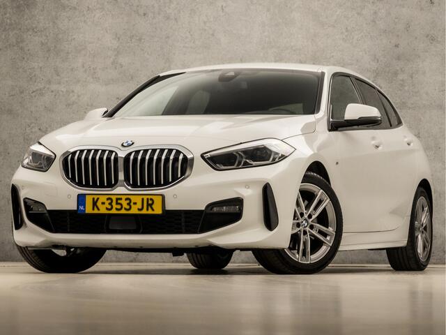 BMW 1-SERIE 118i M Sport High Executive Automaat (APPLE CARPLAY, M PAKKET, GROOT NAVI, LEDER, STOELVERWARMING, SPORTSTOELEN, LANE ASSIST, CRUISE, DAB+, NIEUWSTAAT)
