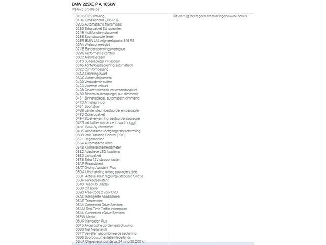 BMW 2-SERIE Active Tourer 225xe Plug in Hybride Executive Adaptive cruise