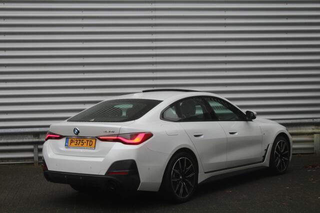 BMW 4-SERIE Gran Coupé 420i 184pk Business Edition Plus Automaat NL-Auto NAP Clima Cruise Navi Camera Schuif-kanteldak 17"LMV Leder El. Klep