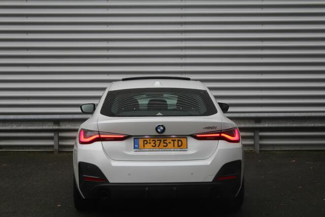 BMW 4-SERIE Gran Coupé 420i 184pk Business Edition Plus Automaat NL-Auto NAP Clima Cruise Navi Camera Schuif-kanteldak 17"LMV Leder El. Klep
