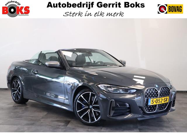BMW 4-SERIE Cabrio M440i xDrive High Executive 374 PK Navigatie 360Camera Volleder Apple carplay 19LMV Head up