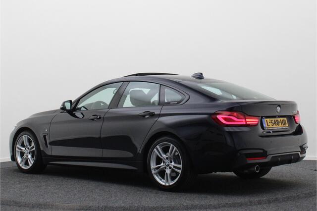BMW 4-SERIE Gran Coupé 418i Executive Edition M Sport Leer, Schuif-/Kanteldak, Head-Up, Camera, Navigatie, PDC