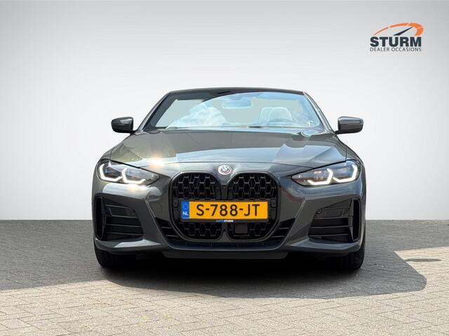 BMW 4-SERIE Cabrio M440i xDrive High Executive M Sport Pro NL-Auto NP. ¤121.000! | Trekhaak Uitklapbaar | Nekverwarming | 360° Camera | Individual Interieur | Head-Up Display | Rijklaarprijs!