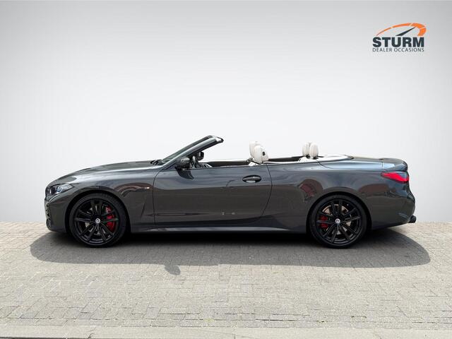 BMW 4-SERIE Cabrio M440i xDrive High Executive M Sport Pro NL-Auto NP. ¤121.000! | Trekhaak Uitklapbaar | Nekverwarming | 360° Camera | Individual Interieur | Head-Up Display | Rijklaarprijs!