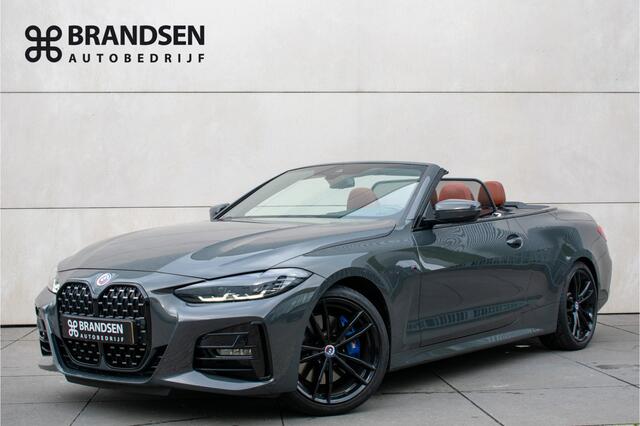 BMW 4-SERIE Cabrio 430i High Executive M-Sport -H&K-19"- Keyless-Nekverw.-Trekhaak-Stuur/Stoelverw-Dravitegrau-
