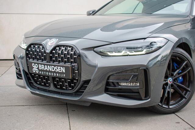 BMW 4-SERIE Cabrio 430i High Executive M-Sport -H&K-19"- Keyless-Nekverw.-Trekhaak-Stuur/Stoelverw-Dravitegrau-