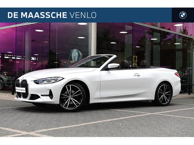 BMW 4-SERIE Cabrio 420i High Executive Automaat / Achteruitrijcamera / Parking Assistant / Live Cockpit Professional / Stoelverwarming / Cruise Control / 19" LMV