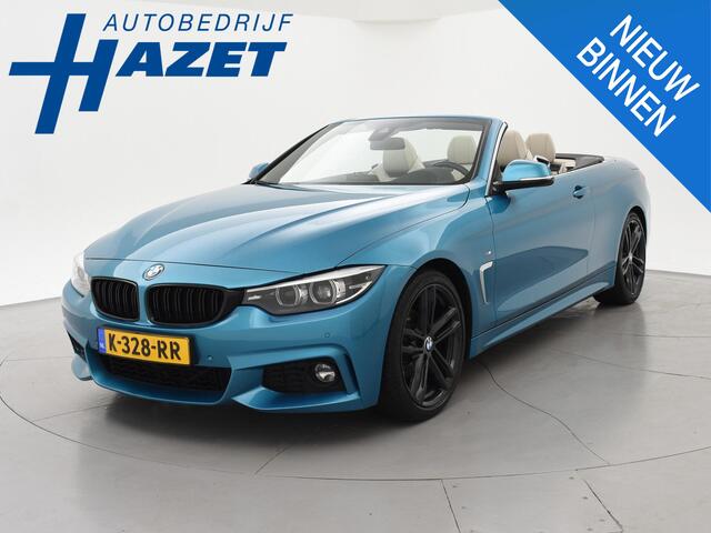 BMW 4-SERIE Cabrio 420i M-SPORT + NEKVERWARMING | HEAD-UP | DAB | HARMAN/KARDON | MEMORY | CAMERA | SPORTSTOELEN