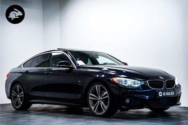 BMW 4-SERIE Gran Coupé 420i High Executive M-Sport|Schuif-Kanteldak|Trekhaak|Leder|Navi