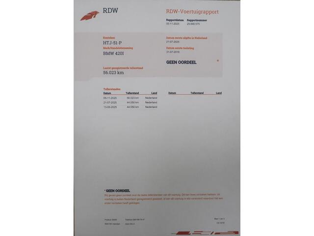 BMW 4-SERIE Cabrio 420i Sportline Leer Nekverwarming Sportstoelen Zeer nette auto Boekjes aanwezig Harman/Kardon PDC Lage kilometerstand Stuurwiel verwarmd Airco-ecc Cruise control LED Bluetooth Sportline