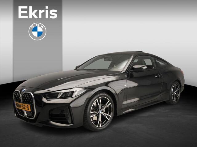 BMW 4-SERIE Coupe 420i | M-Sportpakket | LED | Leder | HUD | Schuifdak | Sportstoelen | Active cruise | DAB | Hifi speakers | Alu 18 inch