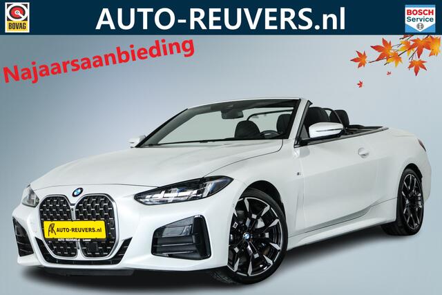 BMW 4-SERIE Cabrio 430i xDrive M-Sport / Opendak / Harman Kardon / ACC / HUD / Nekverwarming / 3D vieuw / CarPlay