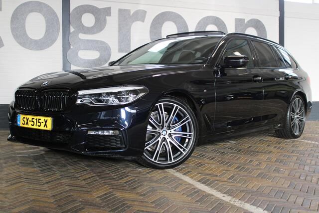 BMW 5-SERIE Touring 530i High Executive M-sport | Incl. 12 maanden garantie | 100% onderhouden | Memory-seats | Parkeercamera | Standkachel | Head-up display | Elektrisch uitklapbare trekhaak | Stoelverwarming | Climate control |