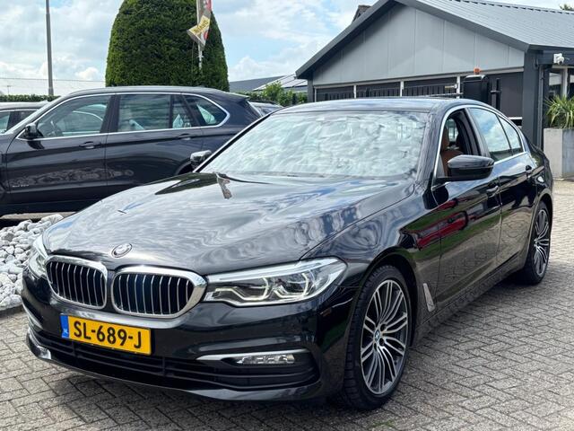 BMW 5-SERIE 520D Aut Sedan High Exe 2018 Zwart Dealer Auto